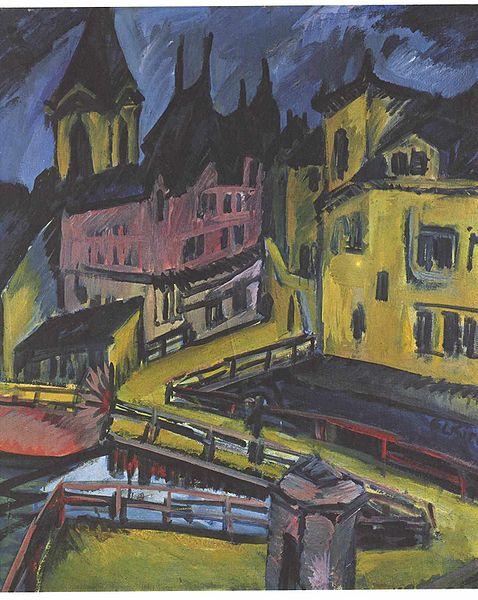 Ernst Ludwig Kirchner Pfortensteg in Chemnitz